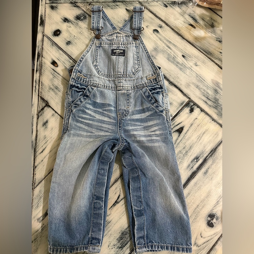 OshKosh B'gosh Light Blue Denim Overalls